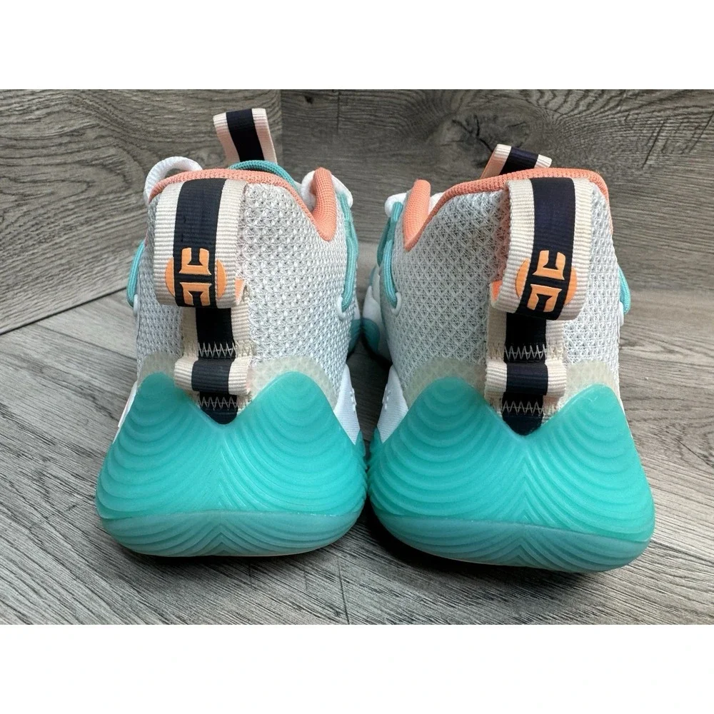 adidas Harden Stepback 3 Mens Basketball Shoes Size 6 White Green Sneakers